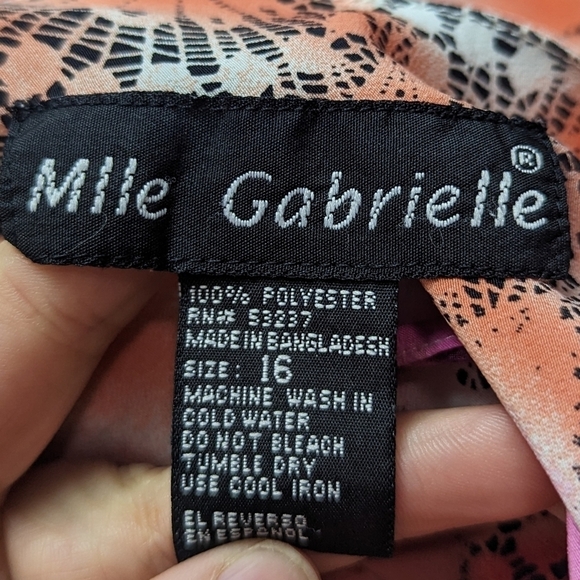 Mlle Gabrielle Floral Maxi Dress Sz 16 - Picture 9 of 9